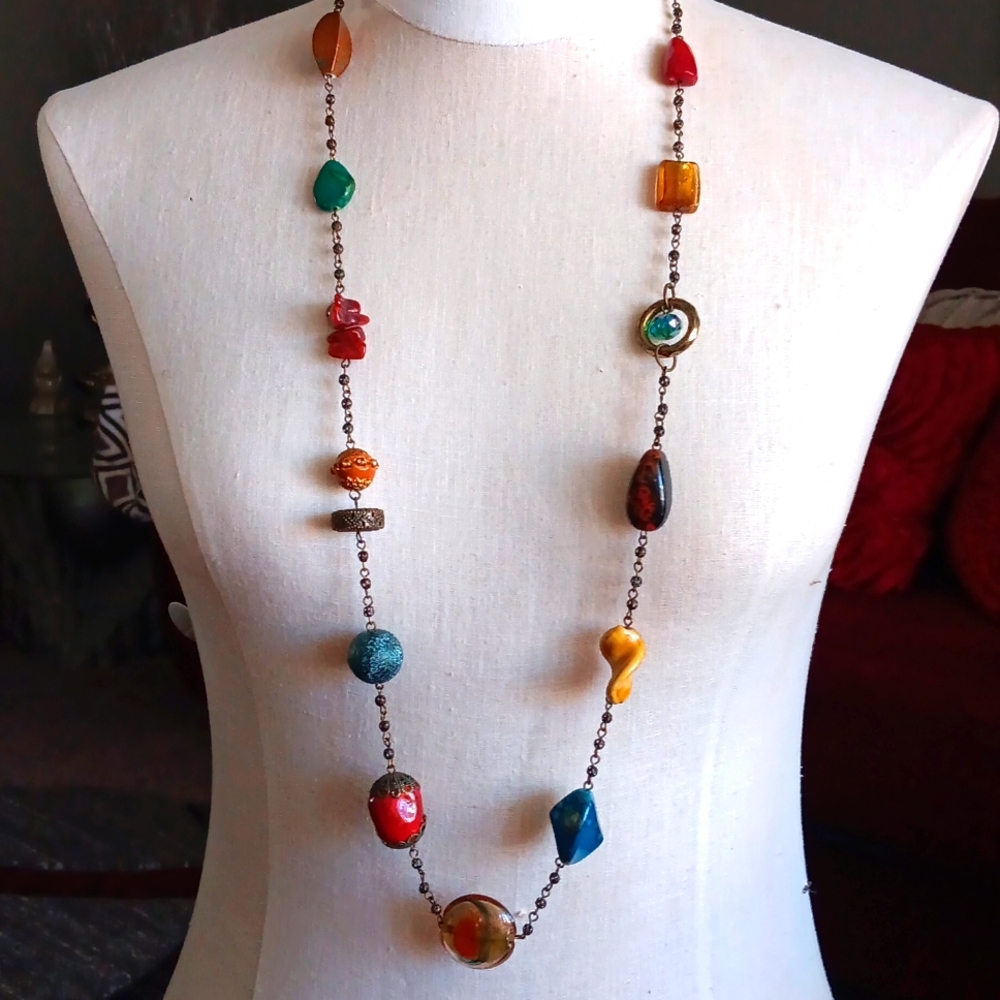 Vintage Treska Statement Necklace.